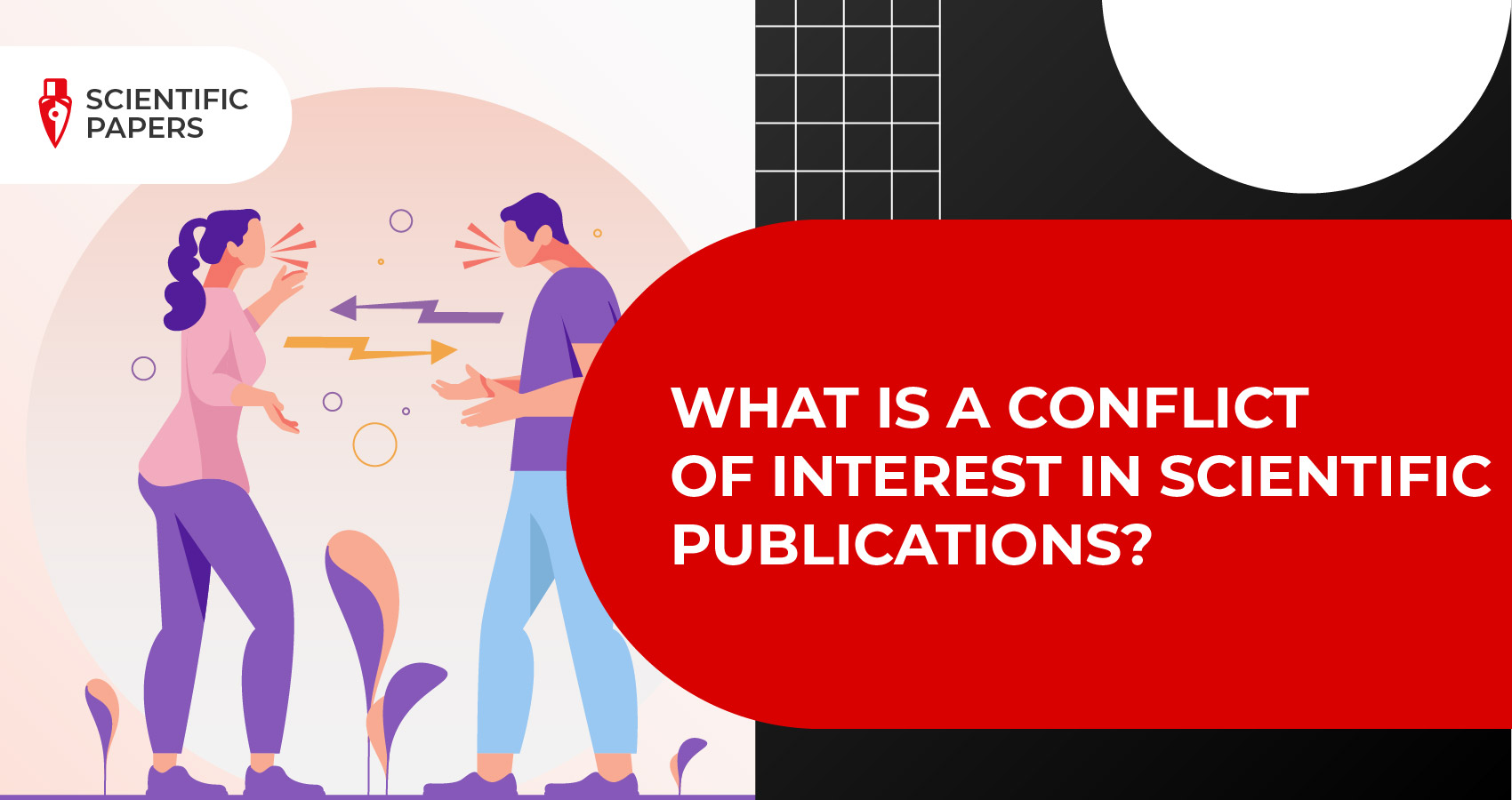 What is a conflict of interest in scientific publications?