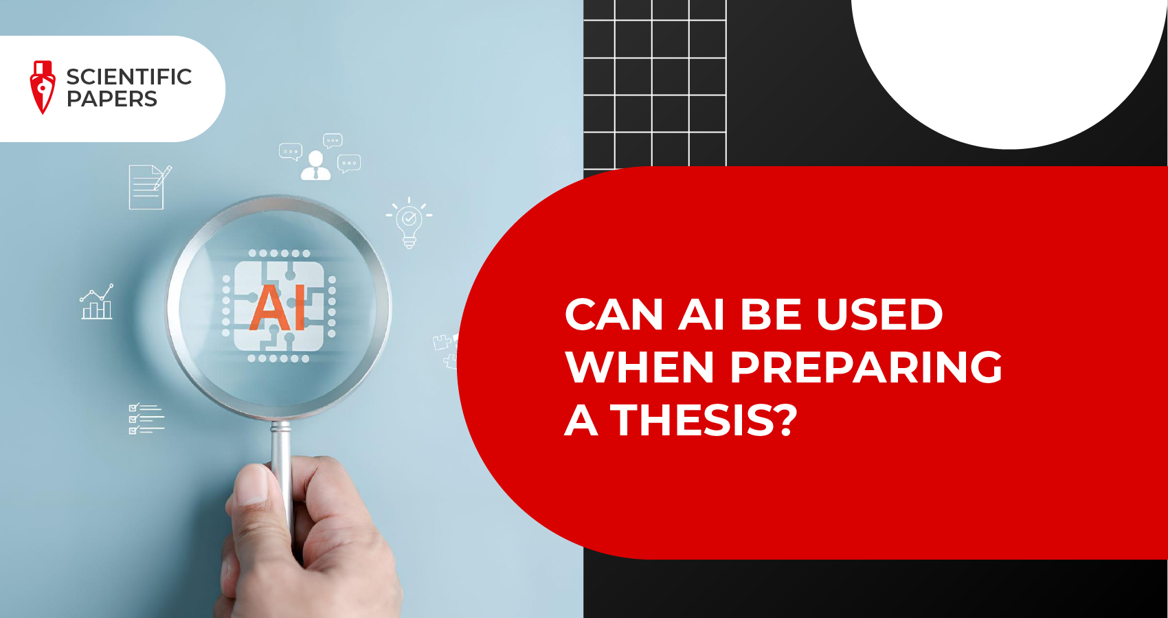 Can AI be used when preparing a thesis?