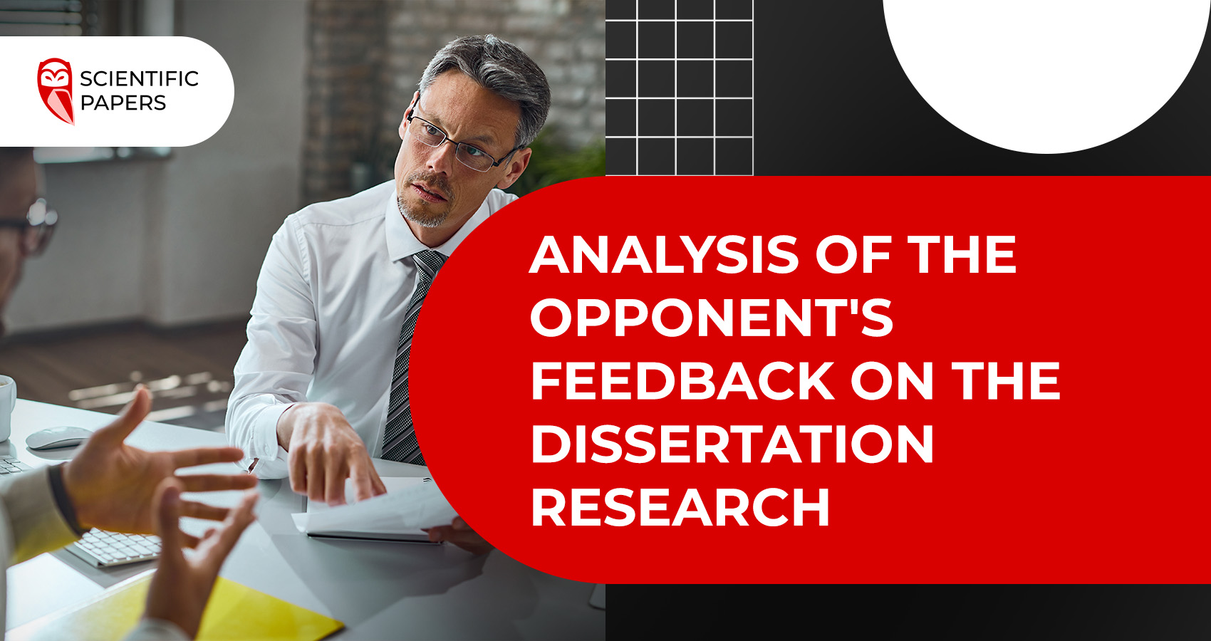 Analysis of the opponent's feedback on the dissertation research